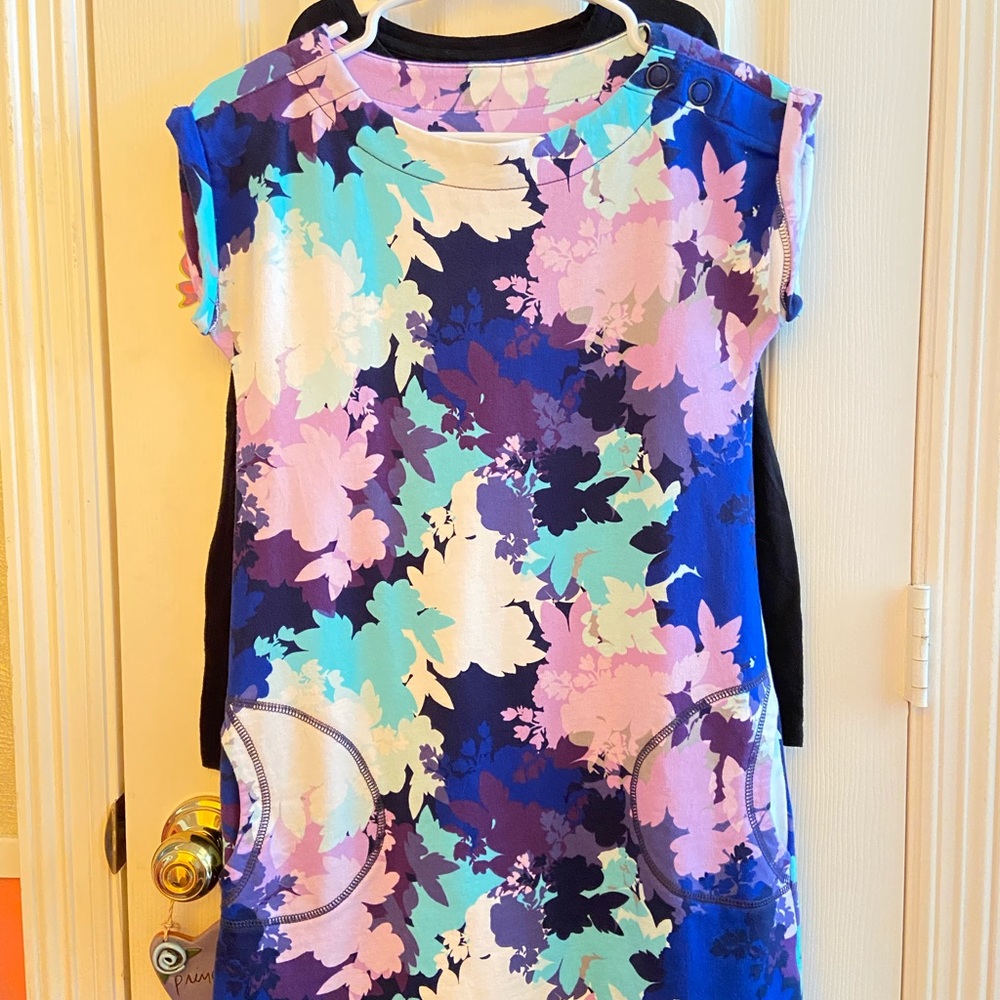 Spring floral casual dress